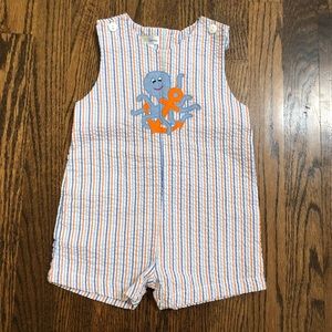 Petit Pomme Octopus Seersucker Outfit